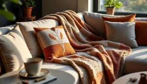 Quelles sont les tendances actuelles pour les motifs de plaid au salon ?