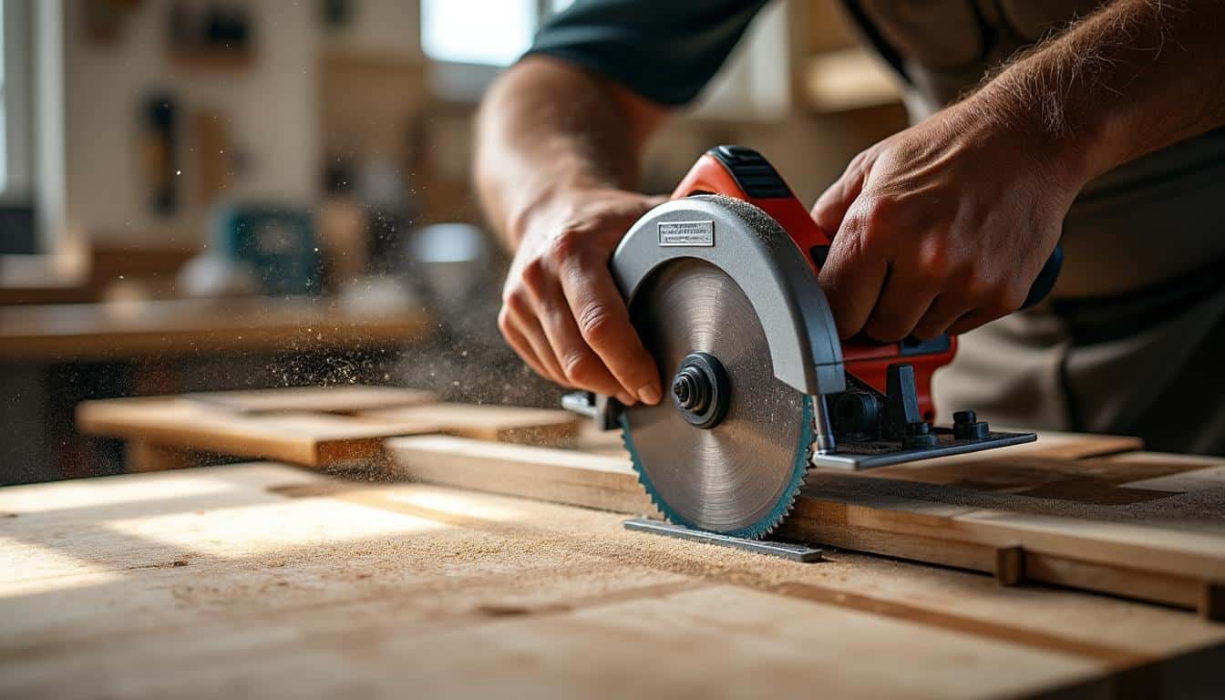 Illustration: Comprendre le rôle essentiel du guide pour scie circulaire dans vos découpes