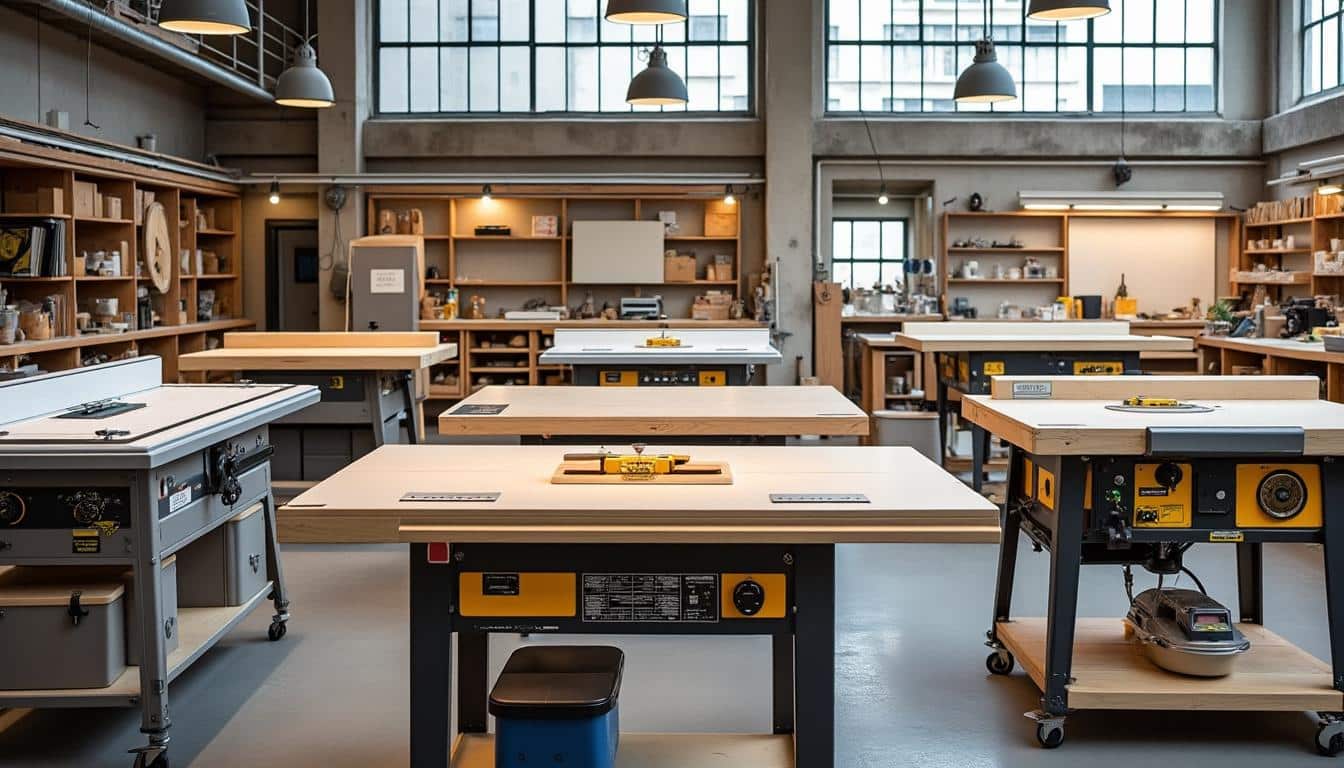 Illustration: Découvrir les types de tables de scie et leurs caractéristiques techniques