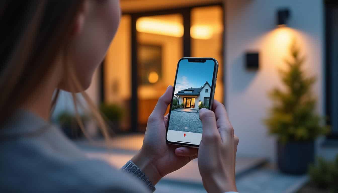 Contrôler la vidéosurveillance intrusion de sa maison via une application smartphone