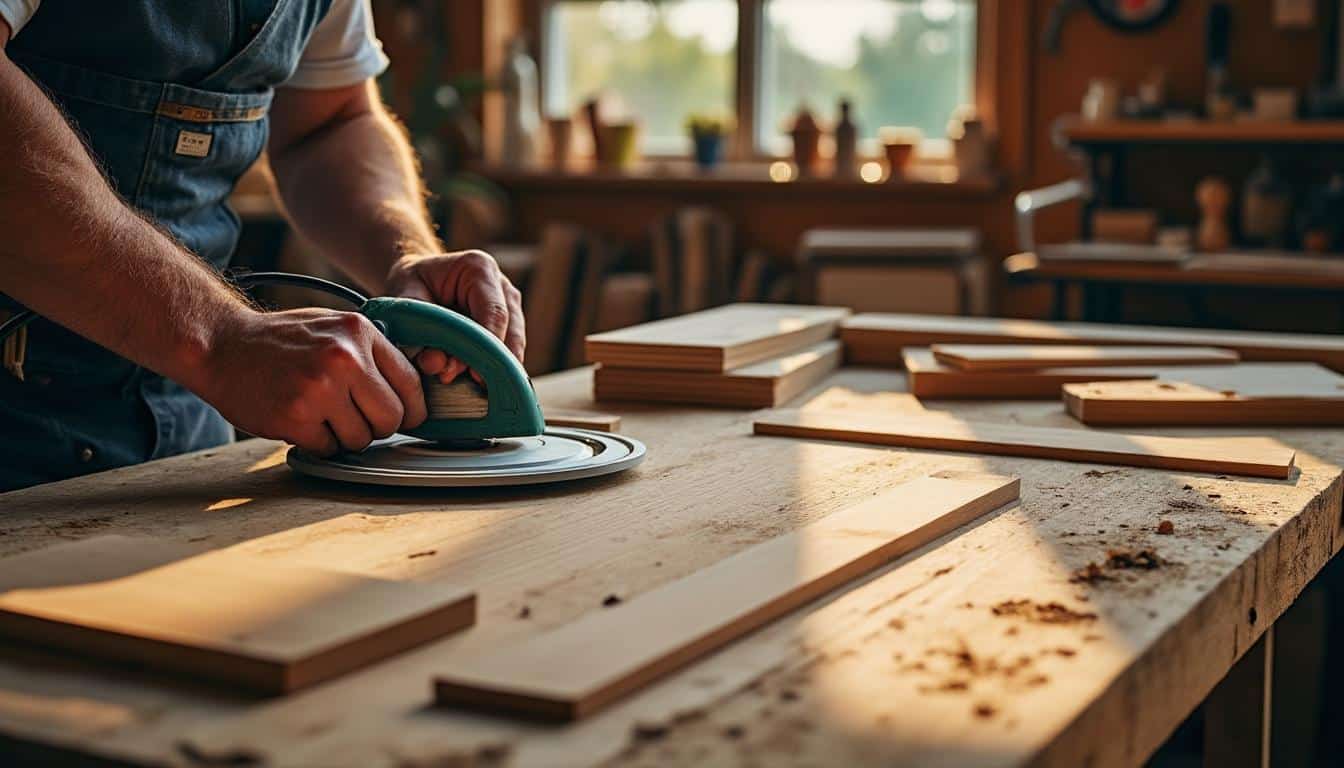 Établi pour scie circulaire : stabilité et précision garanties
