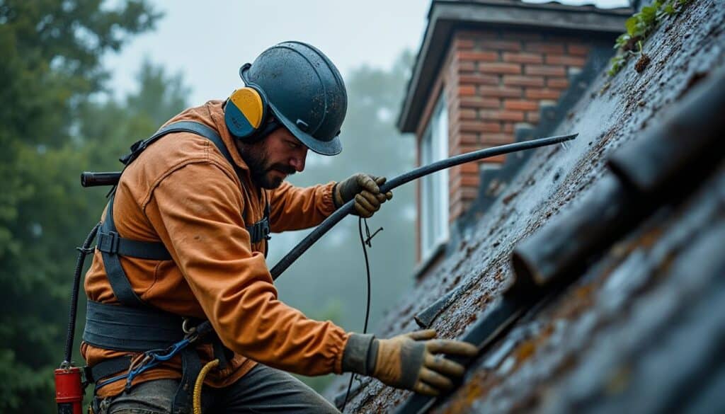Lance télescopique de pulvérisateur toiture 6m : sécurité et efficacité