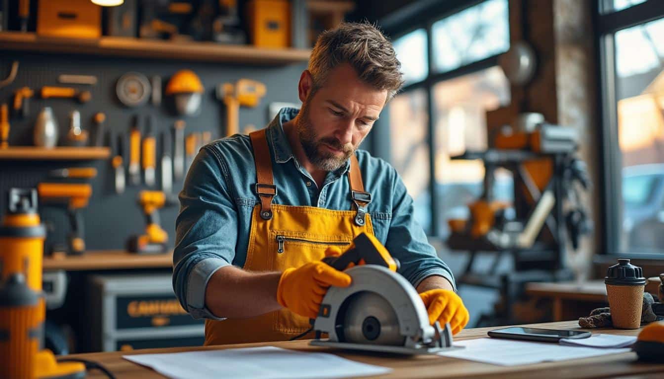 Illustration: Comment bien louer une scie circulaire en tant que particulier ?