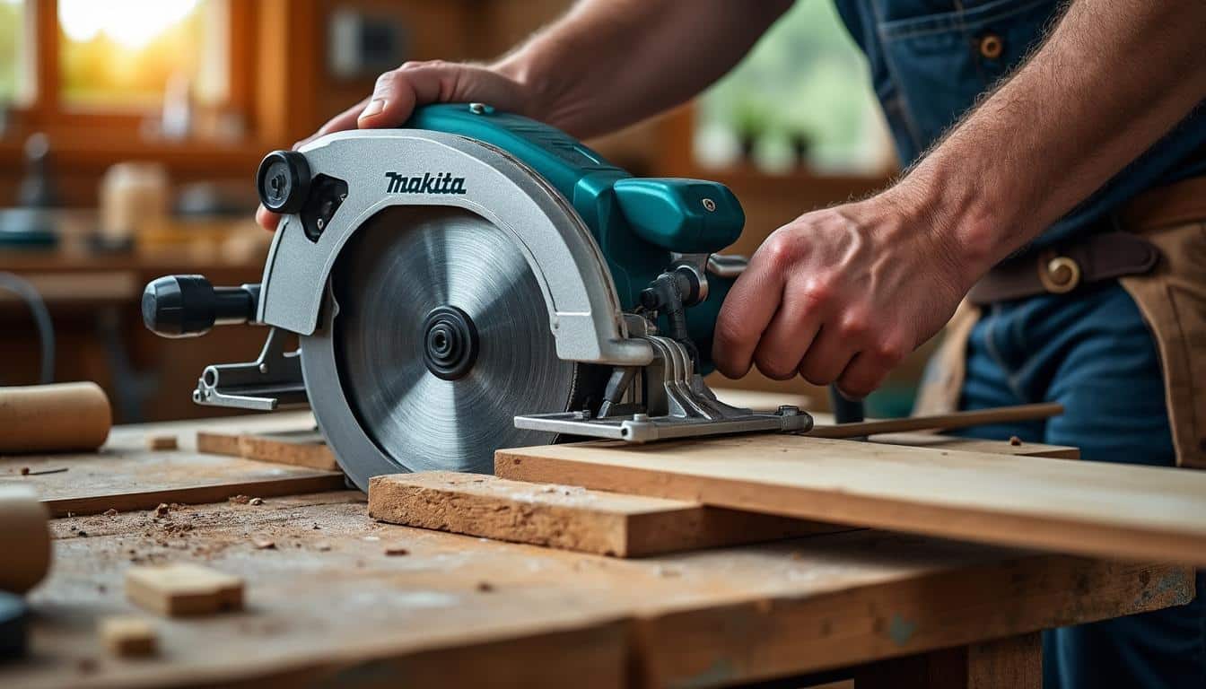 Illustration: Les caractéristiques techniques clés pour maîtriser la coupe avec une scie à onglet radial Makita