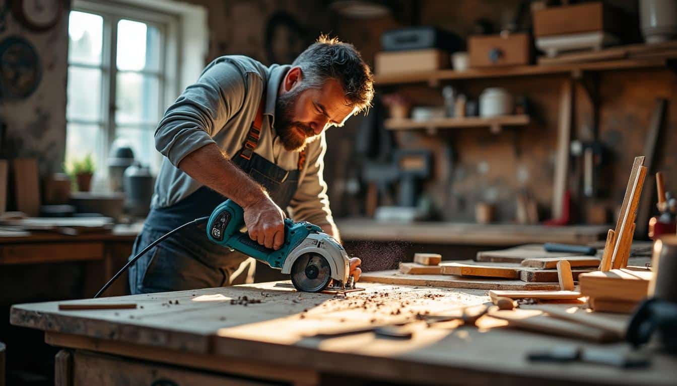 Scie à onglet radial Makita : précision et robustesse pour vos découpes