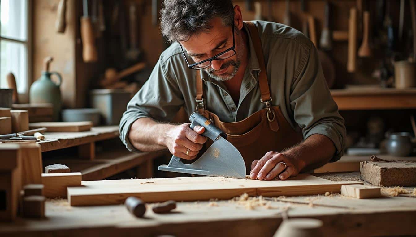 Illustration: Comprendre la scie à tenon : caractéristiques et usages essentiels en menuiserie