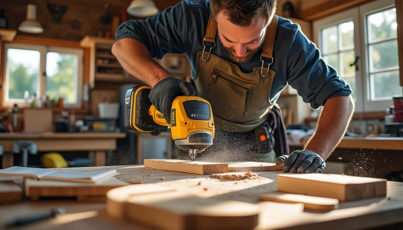 Illustration: Comprendre la scie à onglet radiale Einhell et ses avantages pour le bricoleur