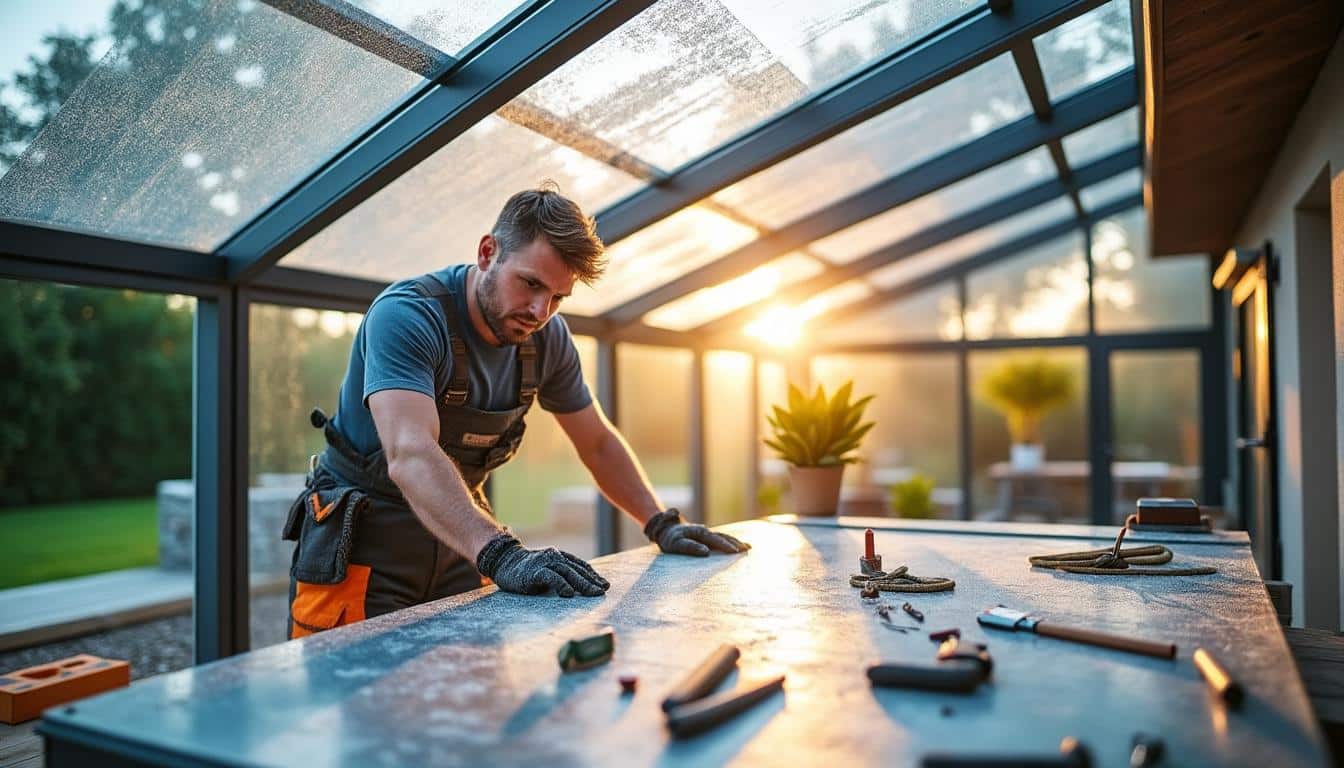 Isolation de la toiture de véranda en polycarbonate : guide complet