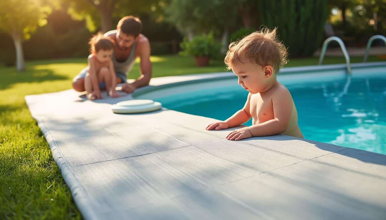 Illustration: Comment un tapis protège efficacement la piscine et améliore le confort