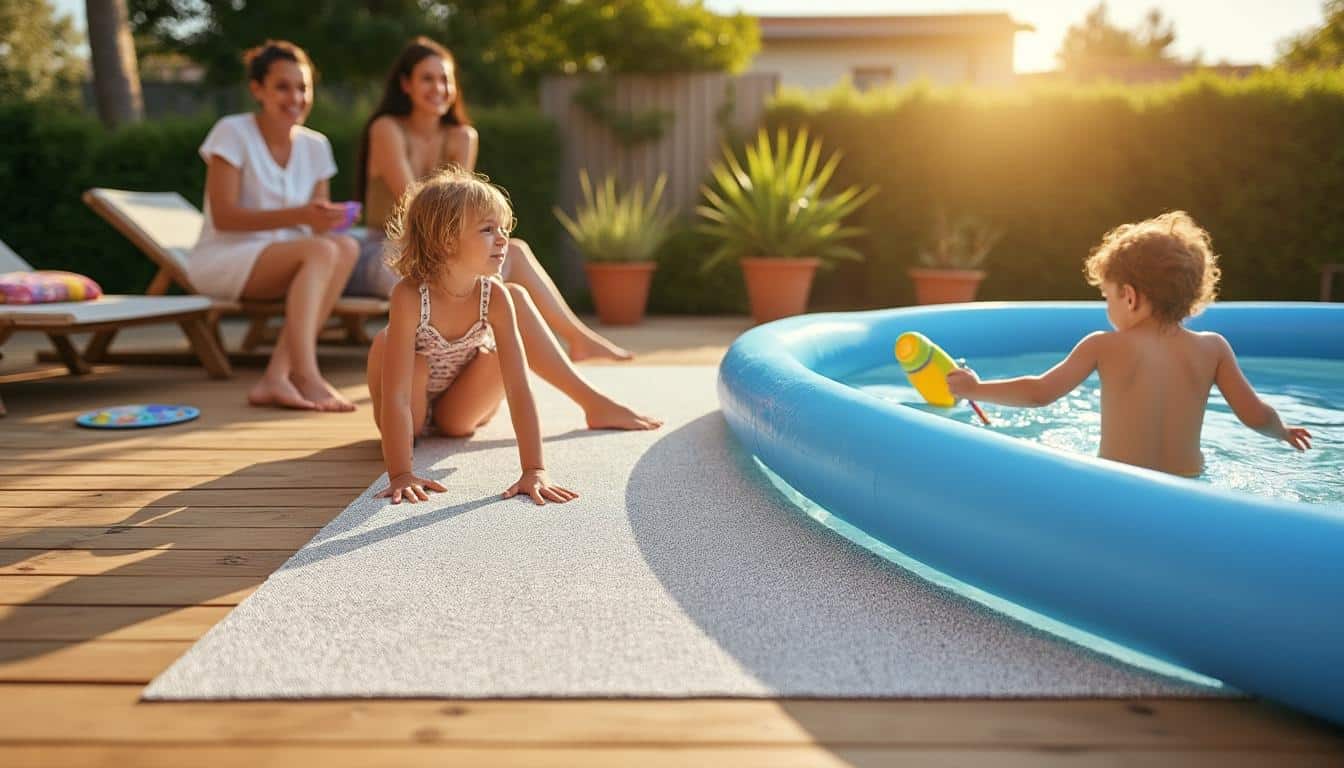 Illustration: Pourquoi un tapis épais est indispensable pour protéger votre piscine et améliorer le confort