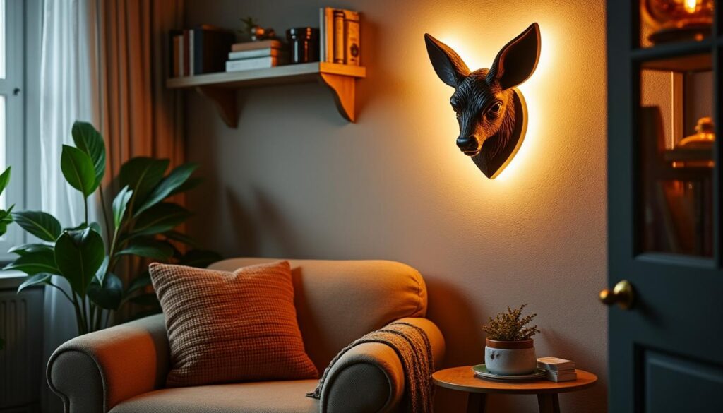 Applique murale aux animaux : décoration originale et lumineuse