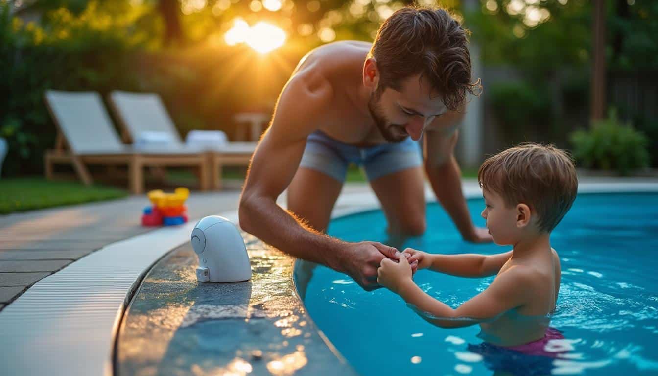 Illustration: Pourquoi une alarme est-elle indispensable pour la sécurité de la piscine ?