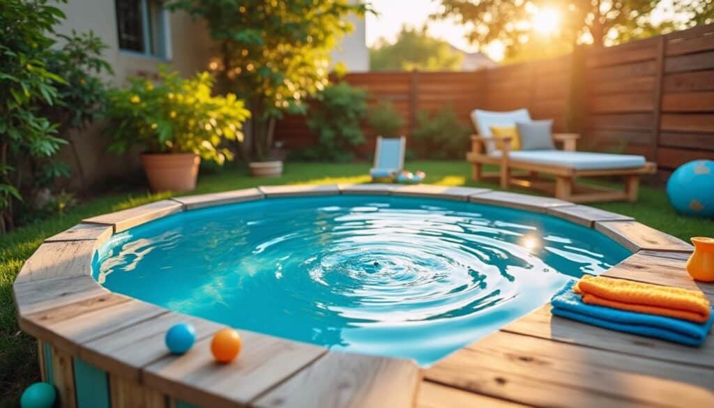 Mini piscines hors sol : guide pour un bassin compact et esthétique