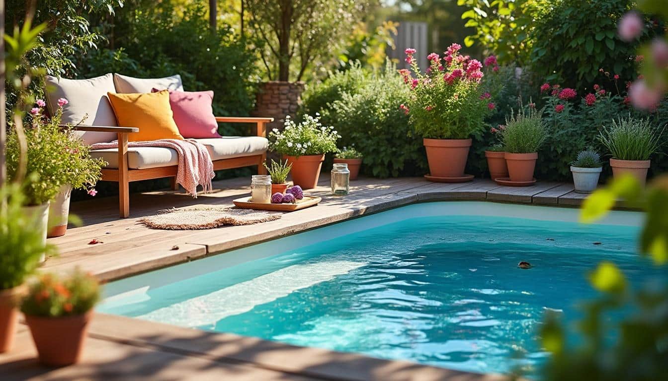 Petite piscine hors sol en bois : guide pour un jardin cosy