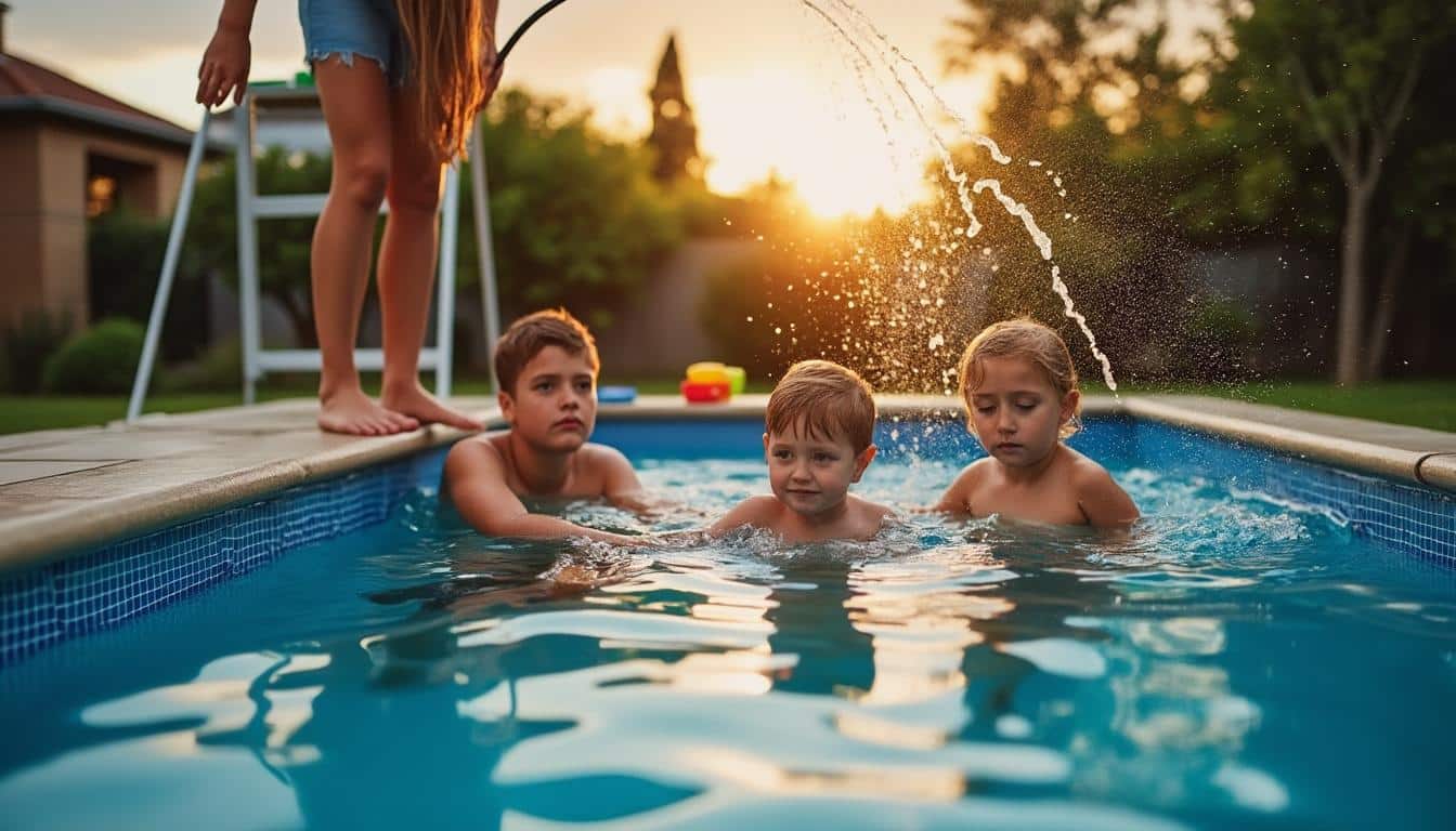 Illustration: Comprendre l’importance de la vidange pour une piscine hors sol