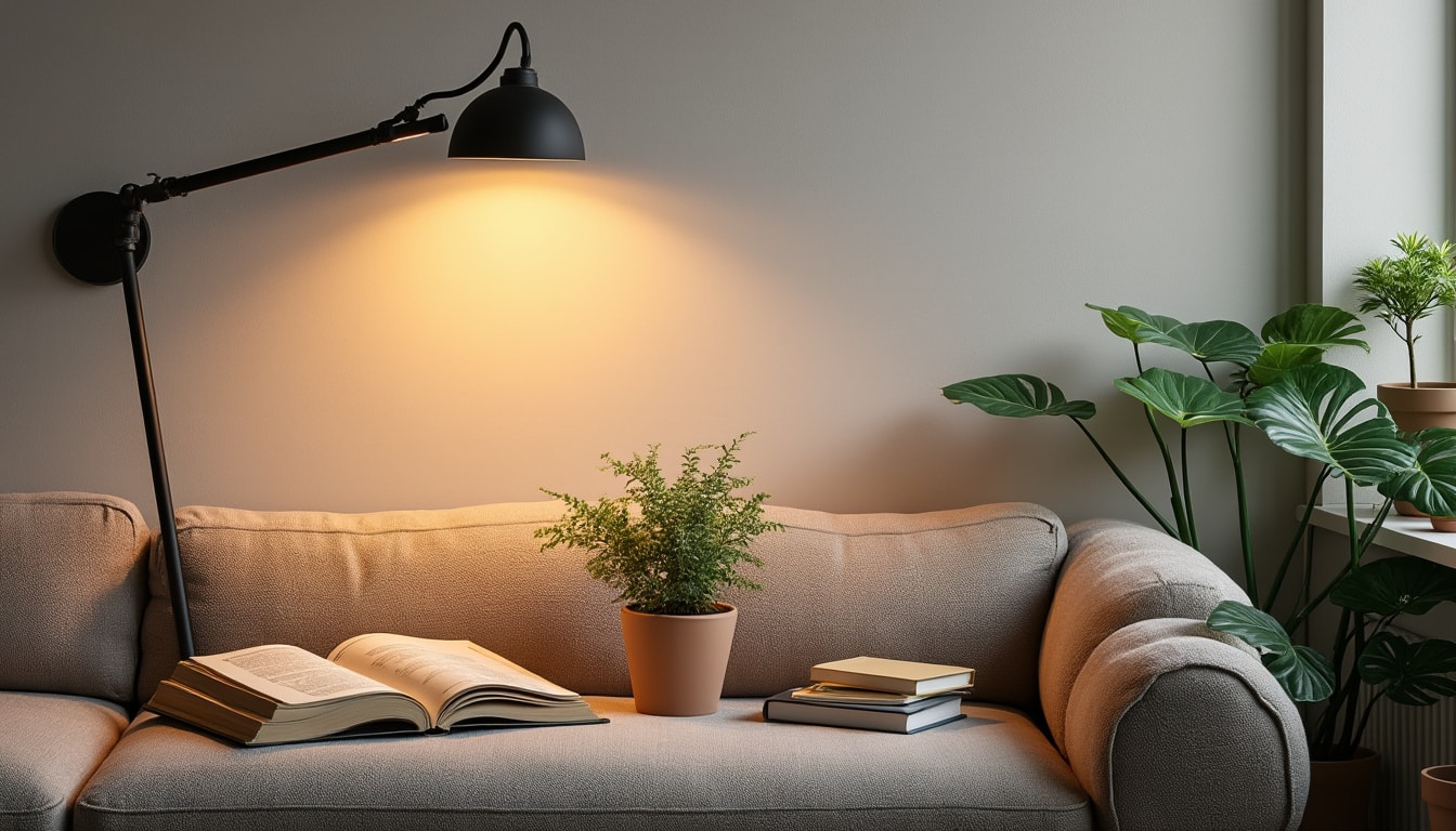 Applique à bras : éclairage modulable pour un intérieur fonctionnel
