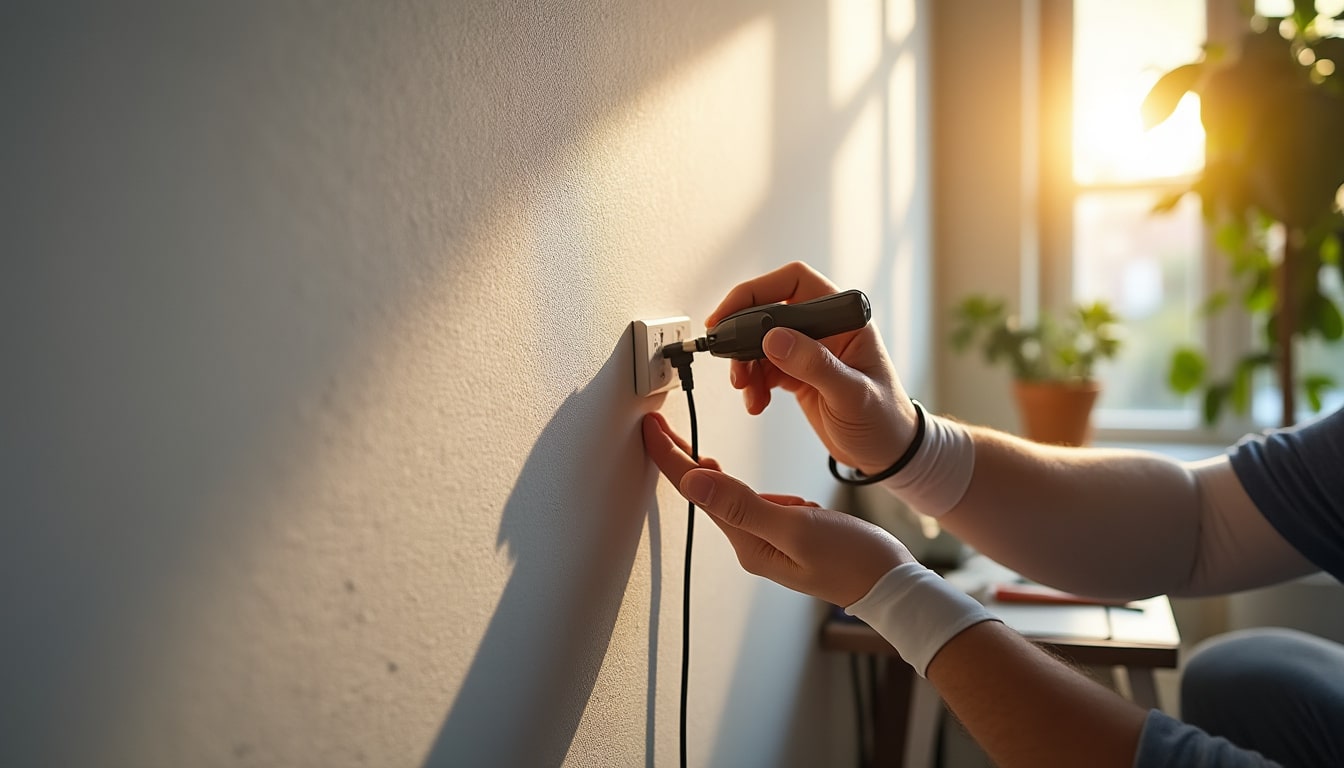 Illustration: Comprendre le fonctionnement des appliques murales avec alimentation filaire