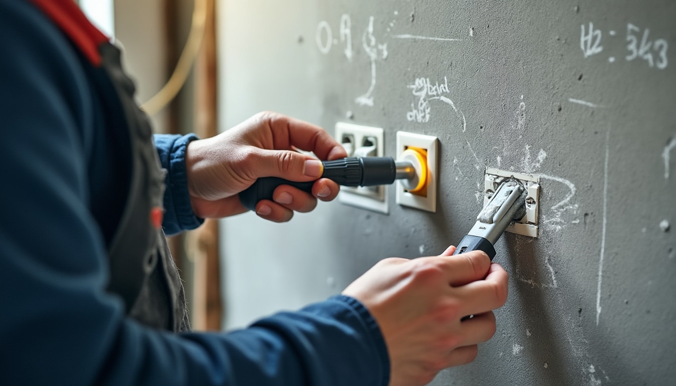 Illustration: Pourquoi bien choisir le diamètre de la scie cloche pour les prises électriques ?