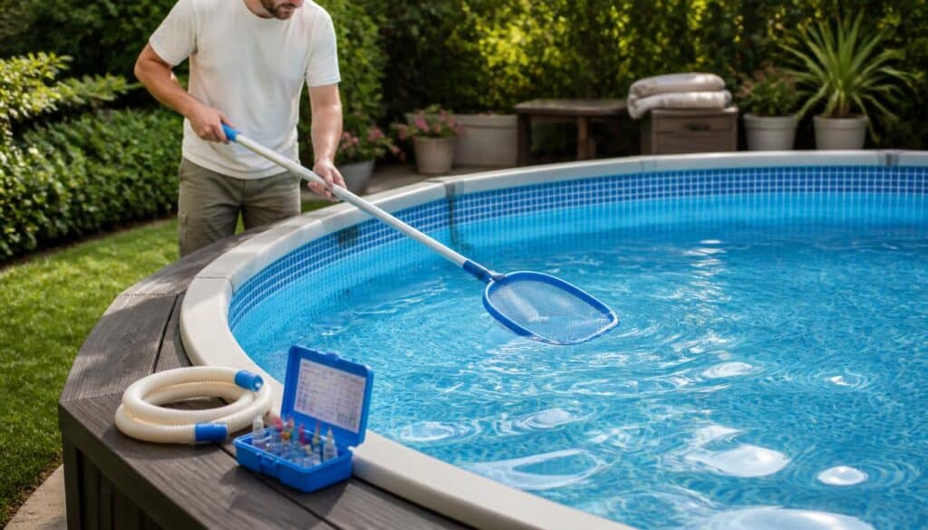 Nettoyer et entretenir une piscine hors-sol
