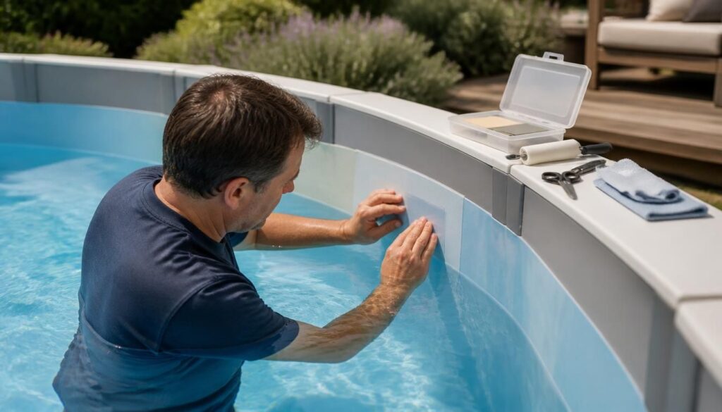 Réparer le liner d’une piscine hors sol sans se tromper